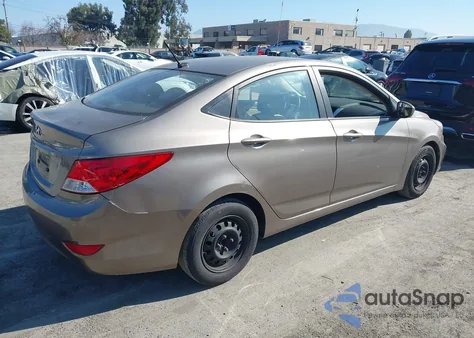 2014 Hyundai Accent Gls z USA, uszkodzony, nr VIN KMHCT4AE2EU651583